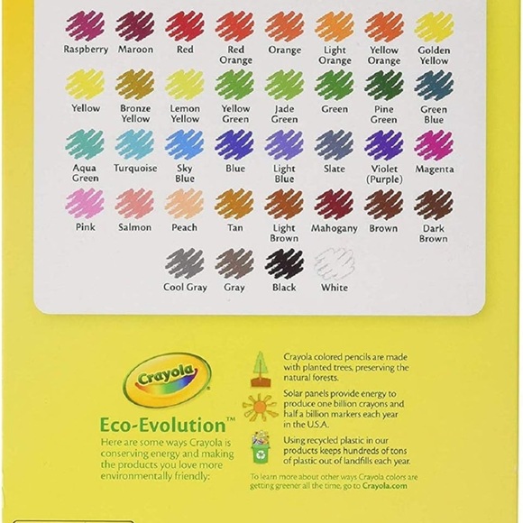 NWT Crayola Colored Pencils, 36 Premium Quality, Long-Lasting, Pre-Sharpened - Picture 6 of 7